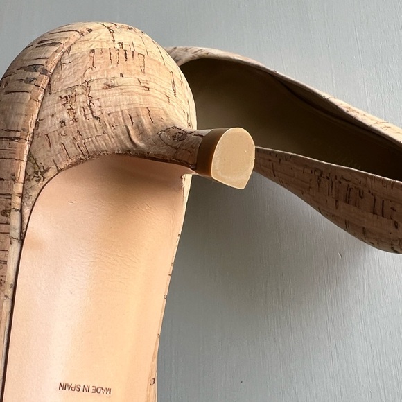 Stuart Weitzman Poco Cork Kitten Heels - Picture 7 of 11